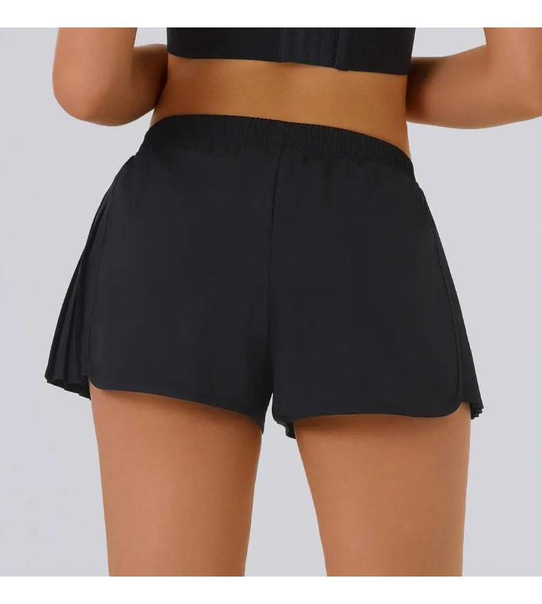 2025 New Summer Gym Running Shorts Casual Quick Dry Sports Shorts Women Biker Cycling Shorts Athleisure Yoga Shorts