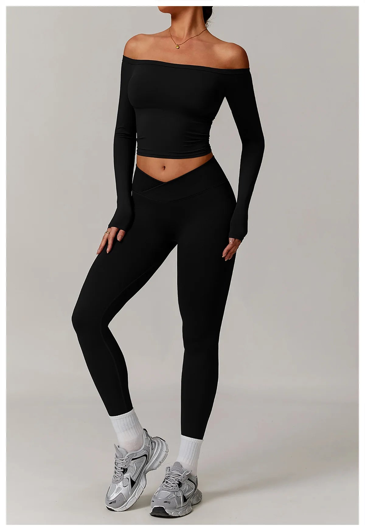 2 Pieces Yoga Suit Sports Set Women Athletic Wear Gym