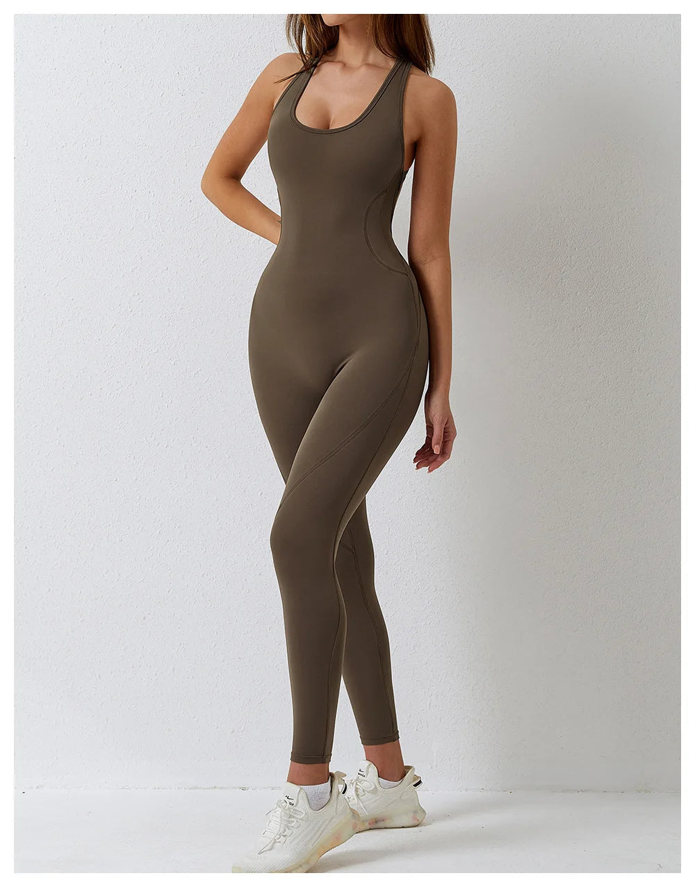 One-Piece Seamless Yoga Suit Fitness Workout Set