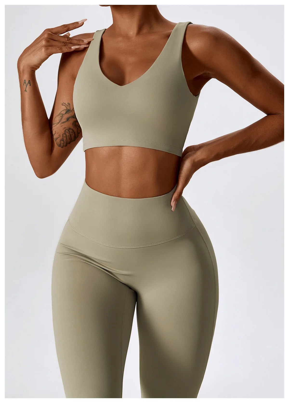 2 Pieces Women Tracksuit Yoga Set