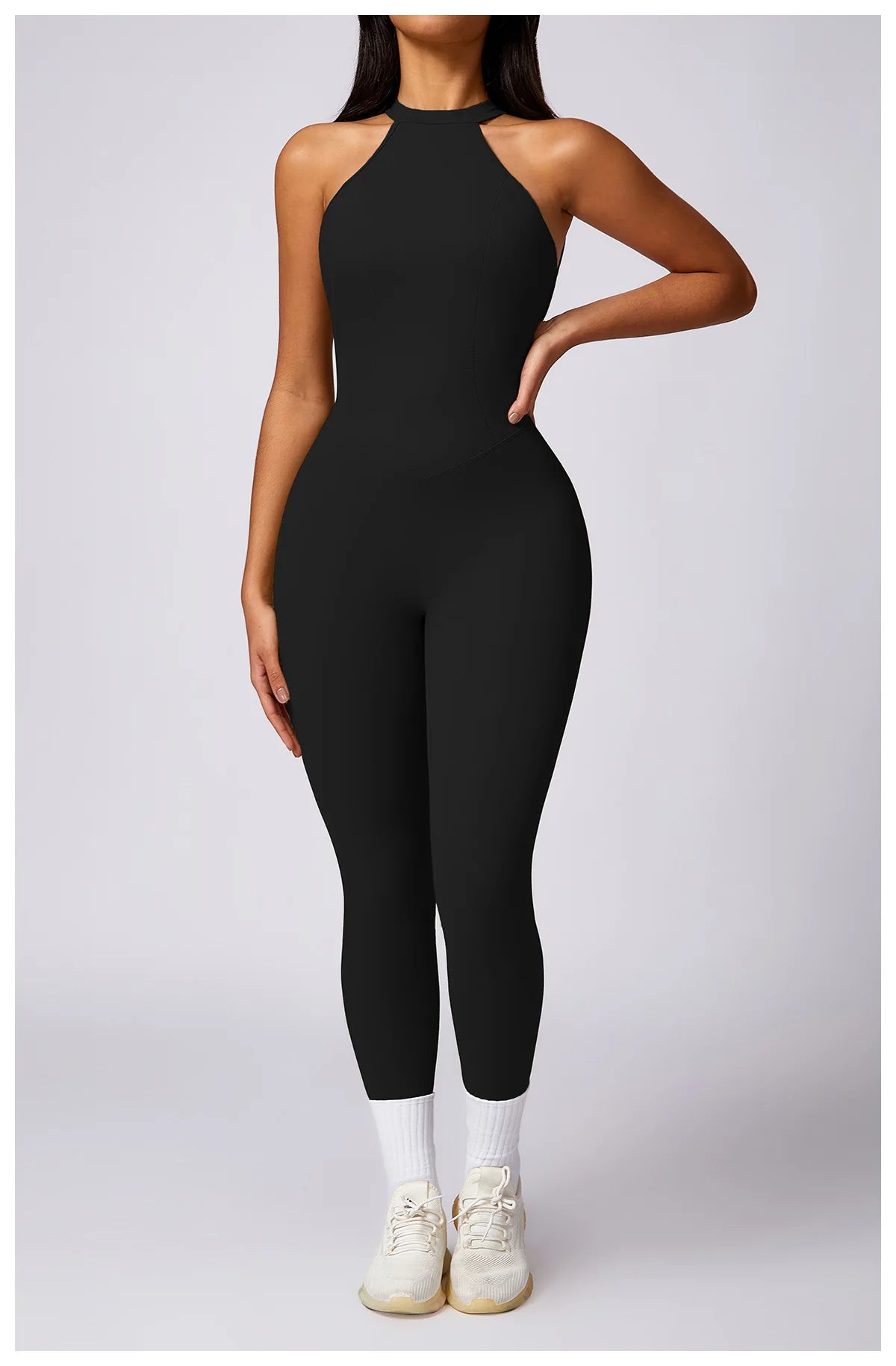 Romper Backless Set Workout Jumpsuit Fitness Bodysuit