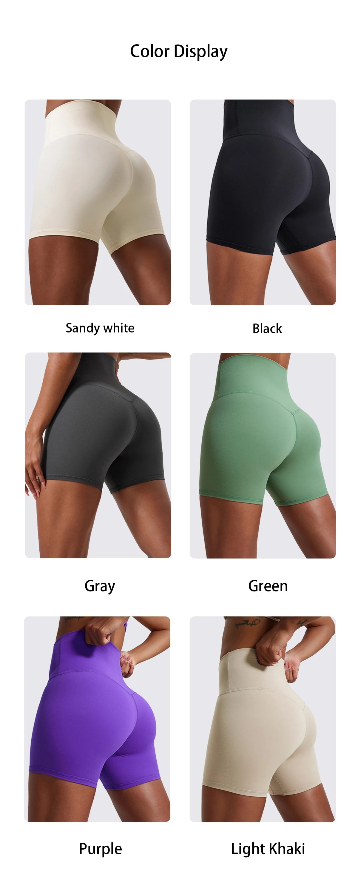 Super Soft Fabric Yoga Clothing Push Up Gym Shorts Women High Waist Sports Leggings Women Higher Quality Workout Cycling Shorts