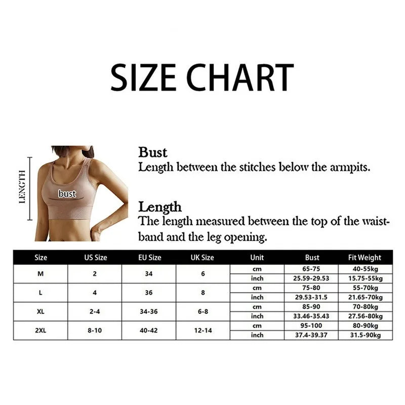 Tank Top Women Gym Sports Bra Push Up Crop Top