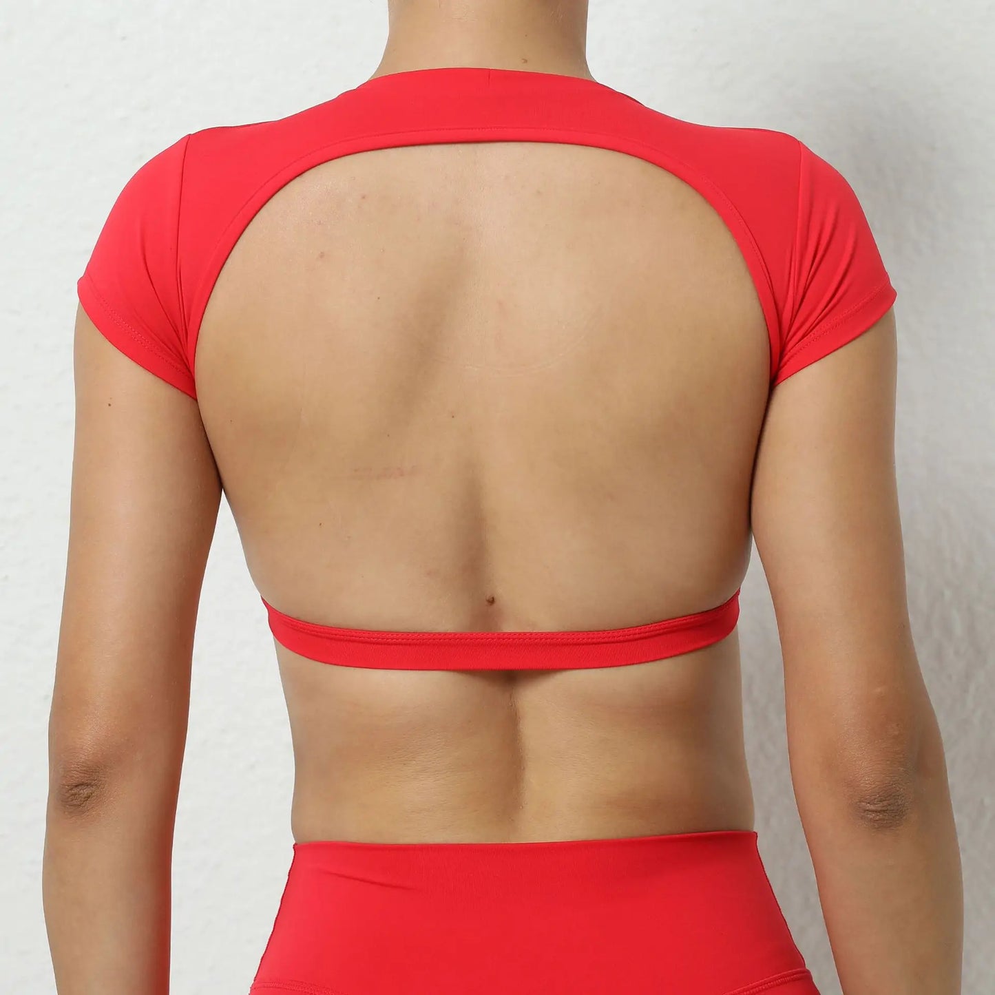 Backless Yoga Crop Top