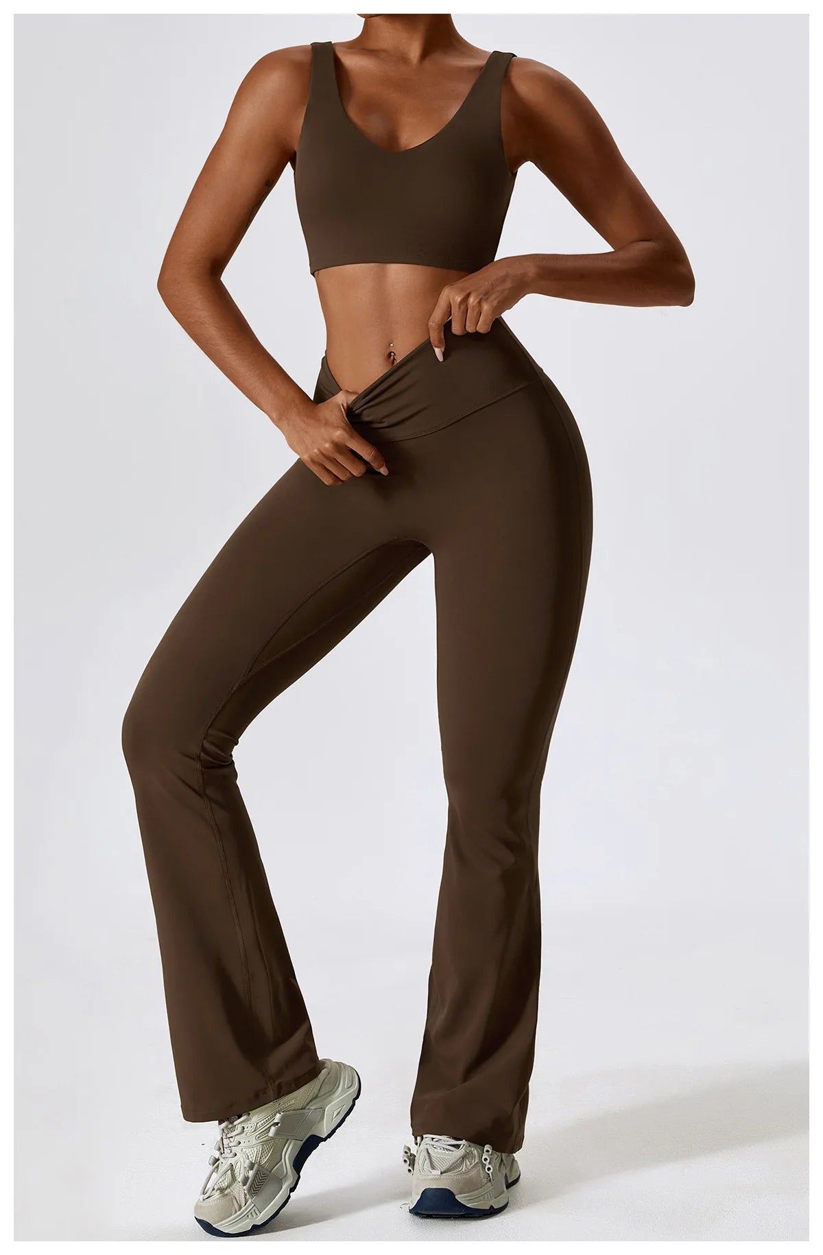 2 Pieces Women Tracksuit Yoga Set