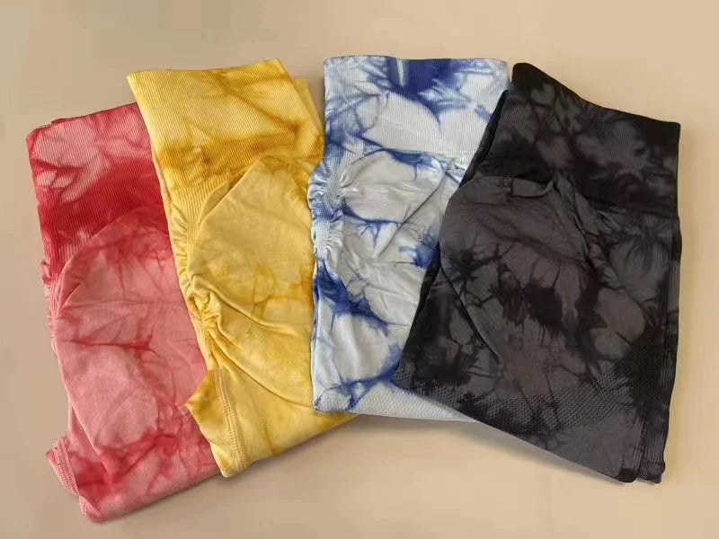 23 Colours Tie Dye Seamless Leggings Push Up