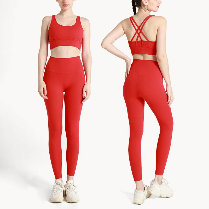 2 Piece Yoga Clothes Women's Tracksuit