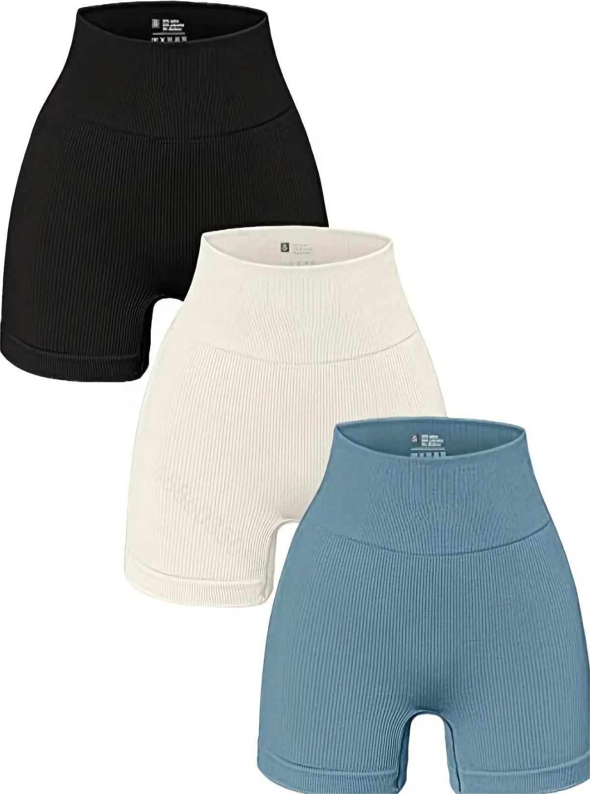 Women's Yoga Shorts 3 Sports Seamless High-Waisted Sports Tights