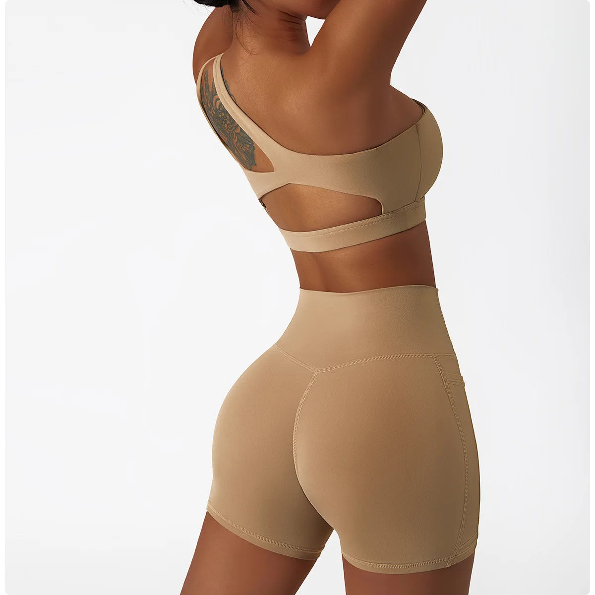 2PCS Seamless Women Tracksuit Yoga Set Workout Sportswear