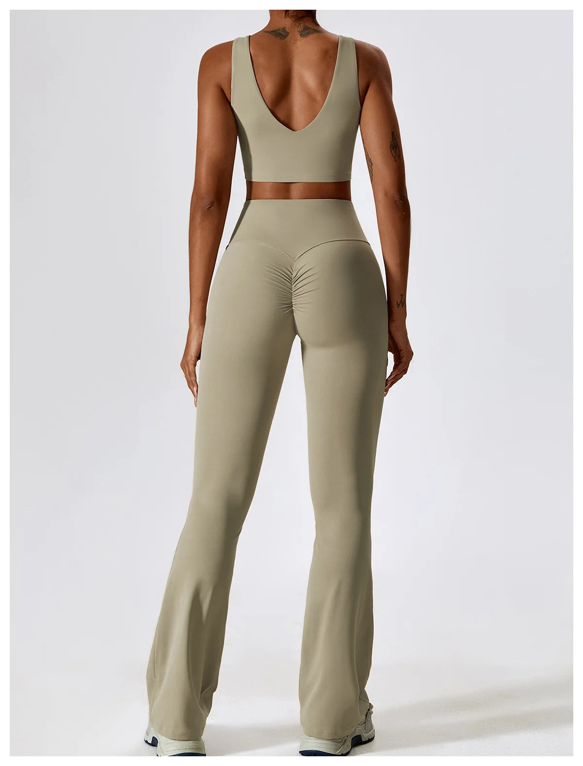 2 Pieces Women Tracksuit Yoga Set