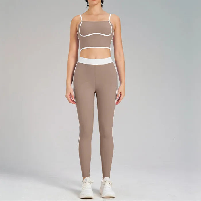 2PCS Sportswear Women Yoga Set Gym Sportswear Fitness