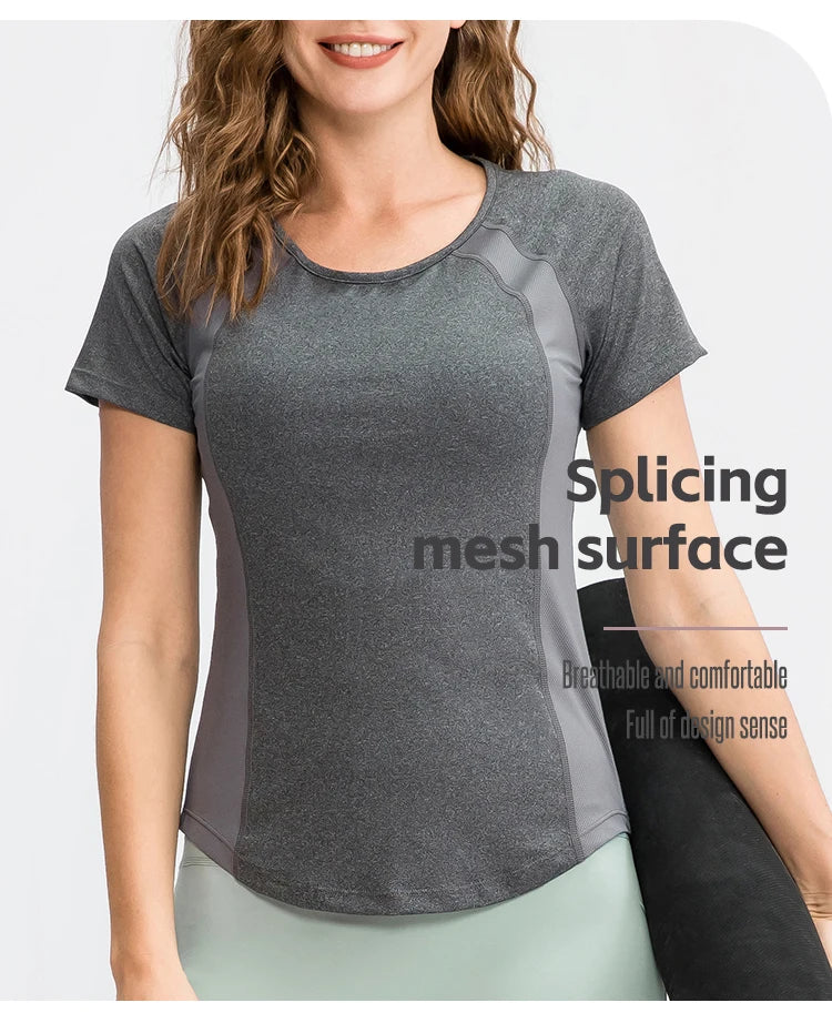 Women Yoga Tops Breathable Sport Fitness
