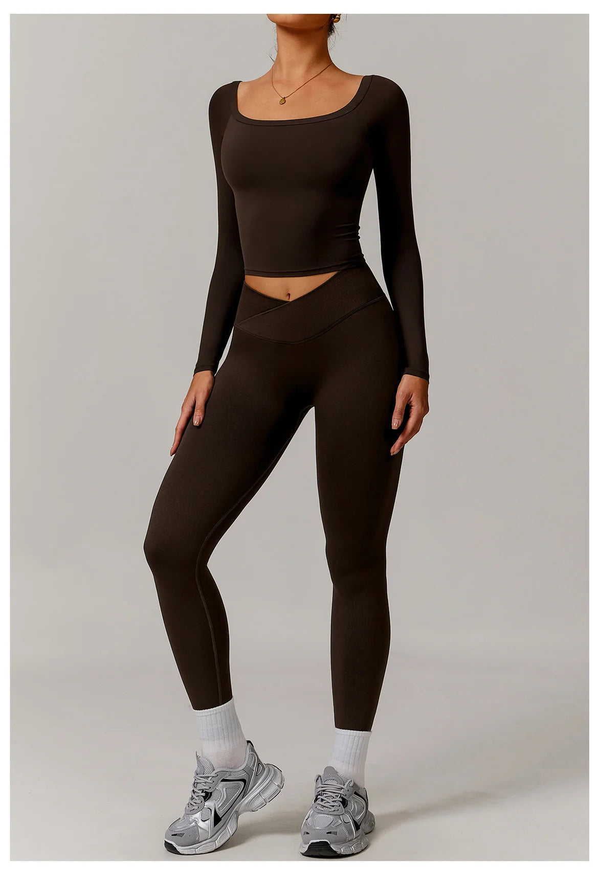 2 Pieces Yoga Suit Sports Set Women Athletic Wear Gym