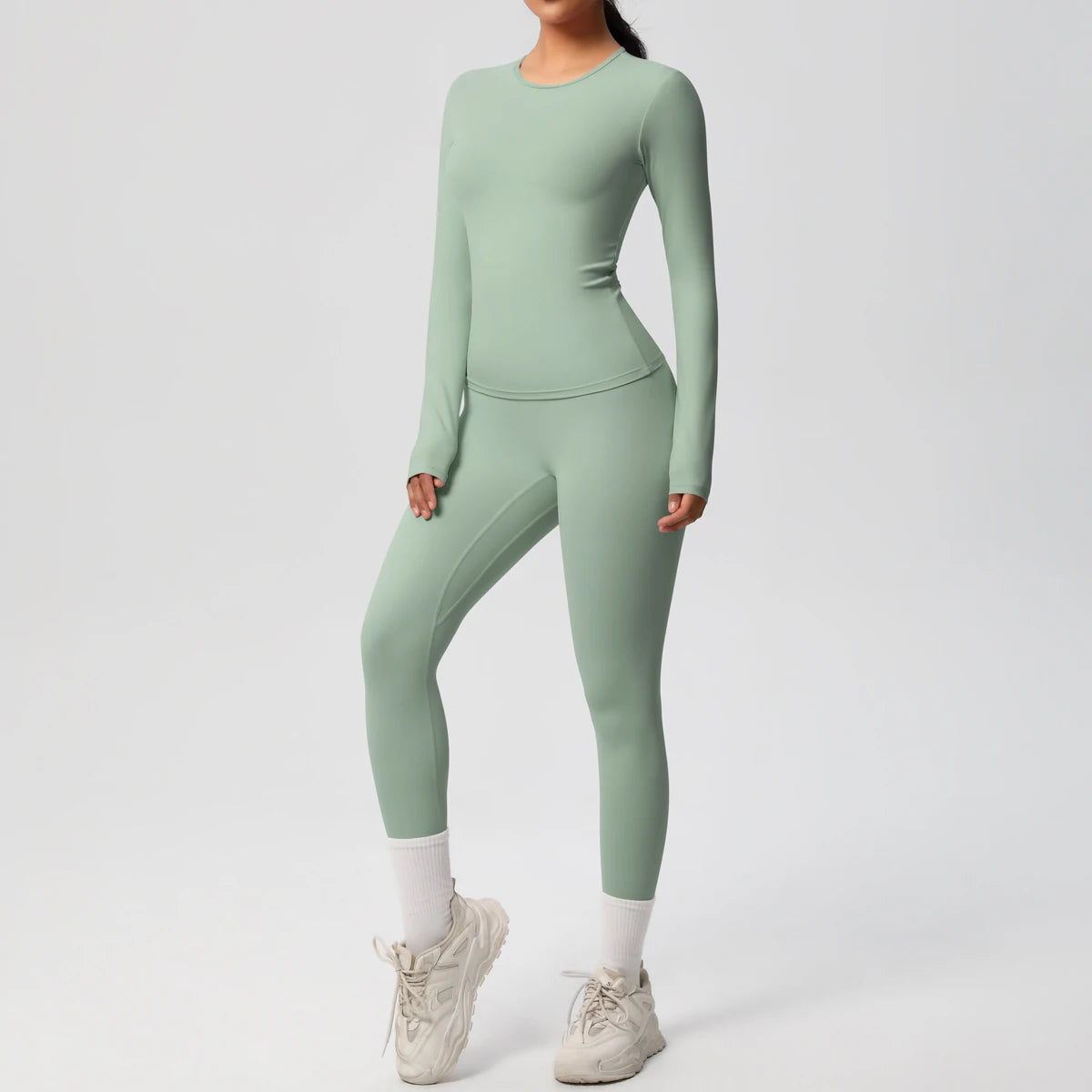 Quick-Drying Gym Leggings Set Workout Dry Fit