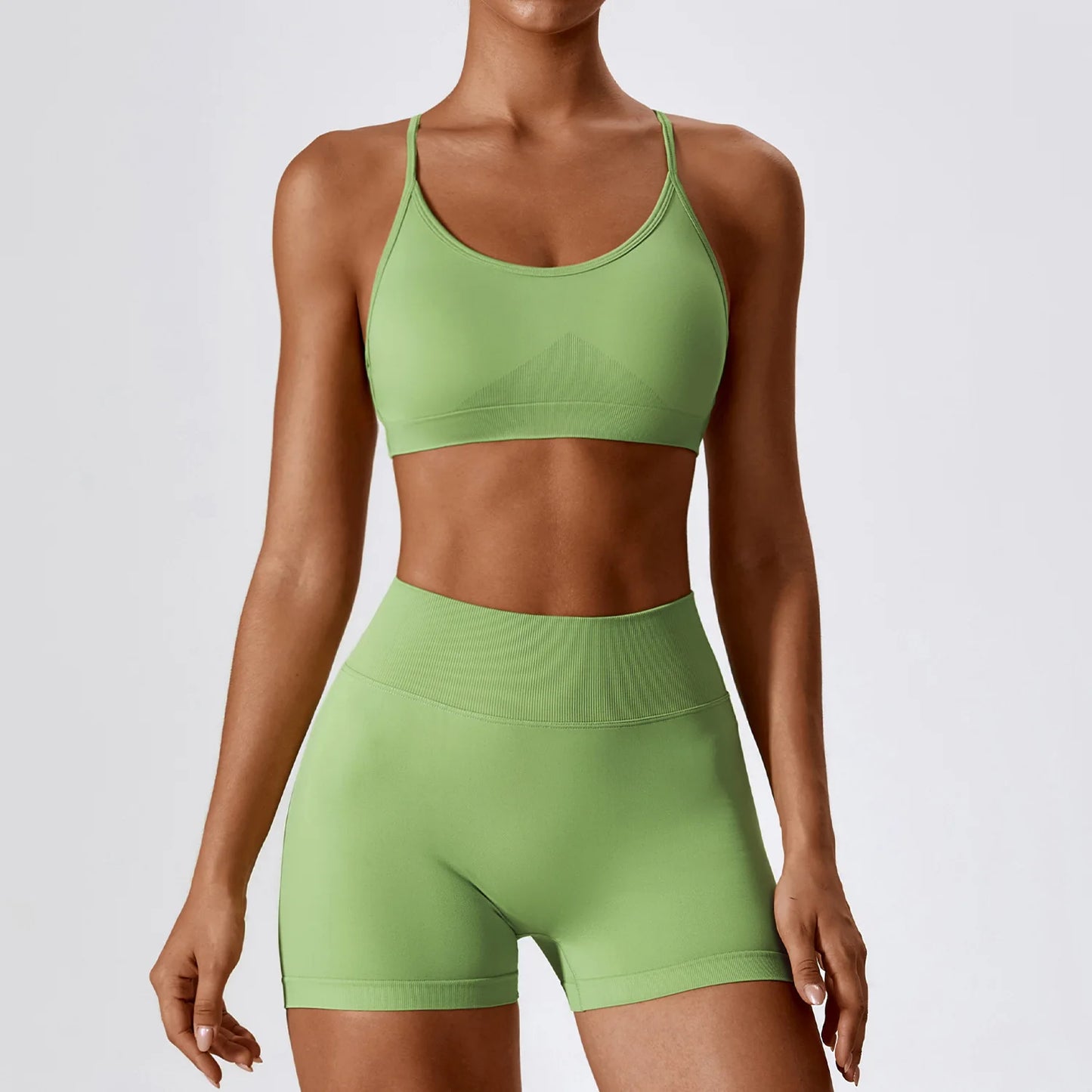 Seamless Yoga Set Gym Suit