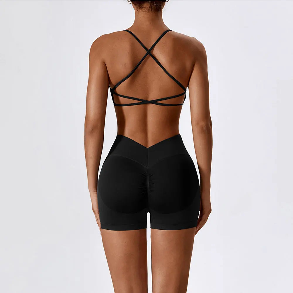 Seamless Yoga Set Gym Suit