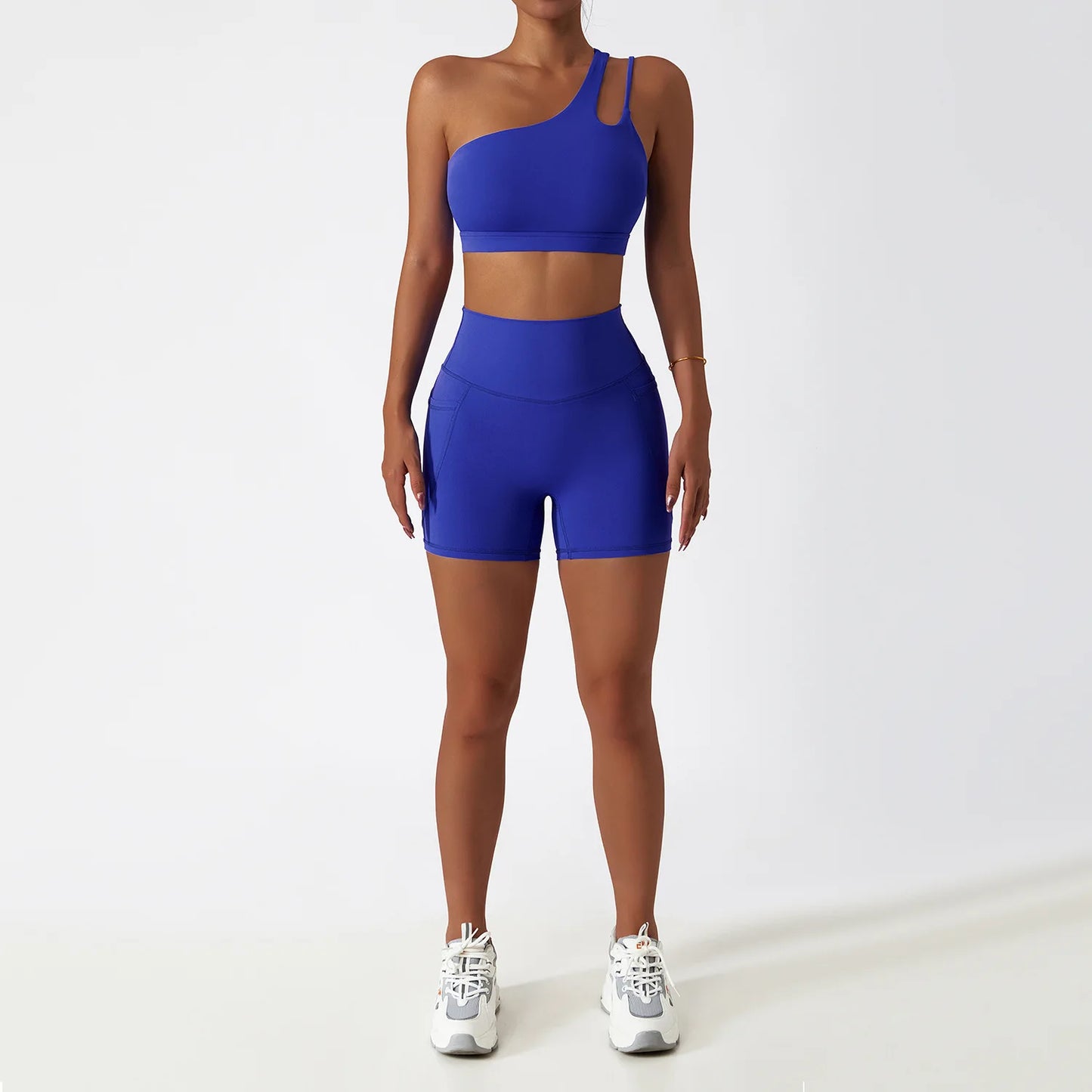 2PCS Seamless Women Tracksuit Yoga Set Workout Sportswear