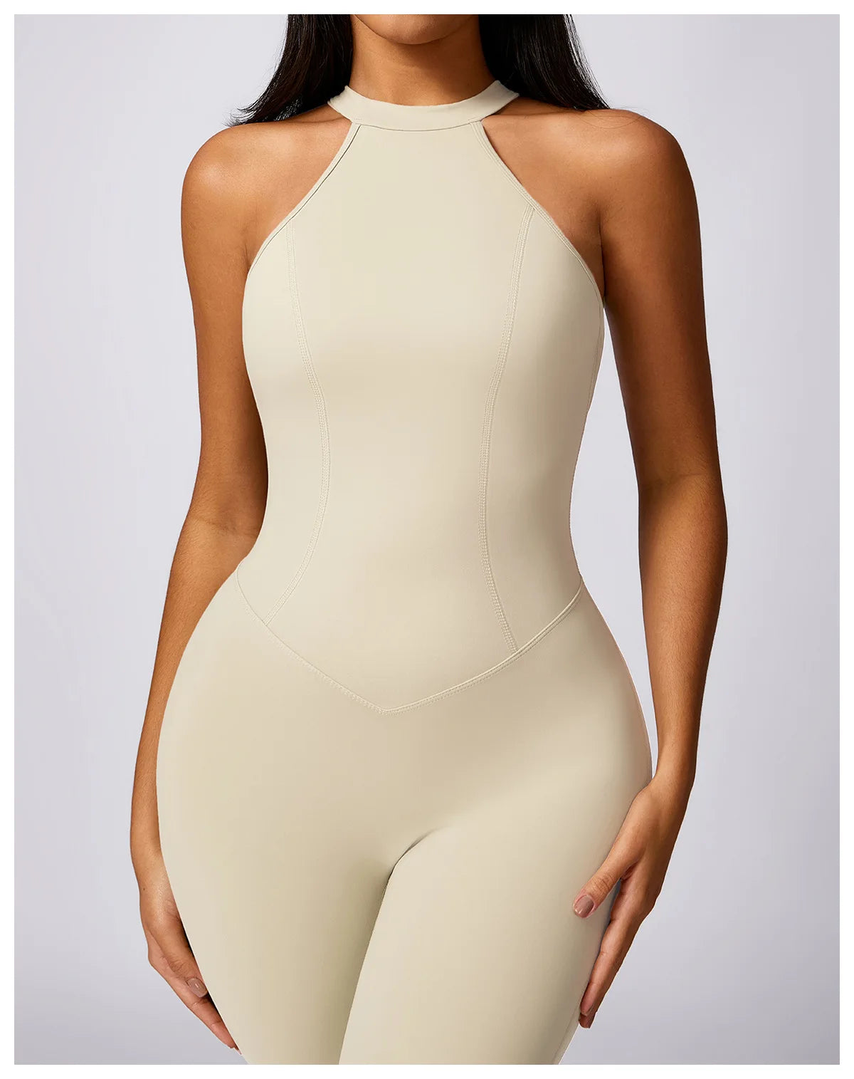 Romper Backless Set Workout Jumpsuit Fitness Bodysuit