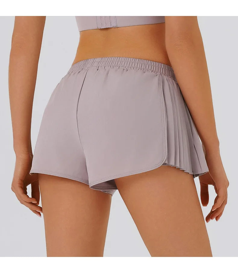 2025 New Summer Gym Running Shorts Casual Quick Dry Sports Shorts Women Biker Cycling Shorts Athleisure Yoga Shorts