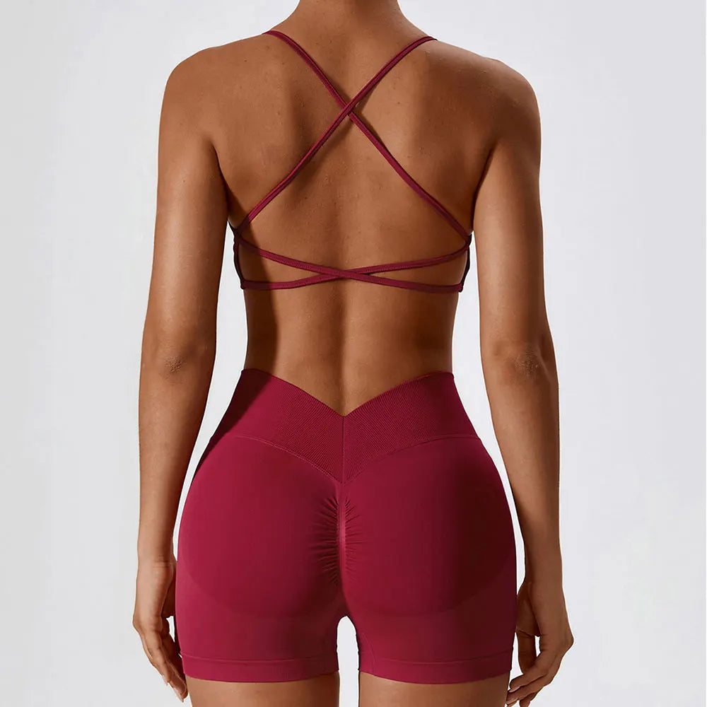 Seamless Yoga Set Gym Suit