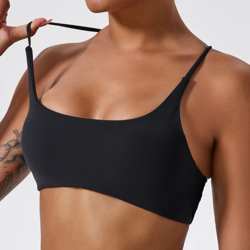 Super Soft Fabric Back Cross Sports Bra