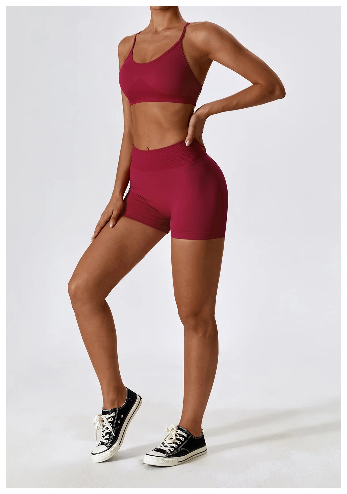Seamless Yoga Set Gym Suit