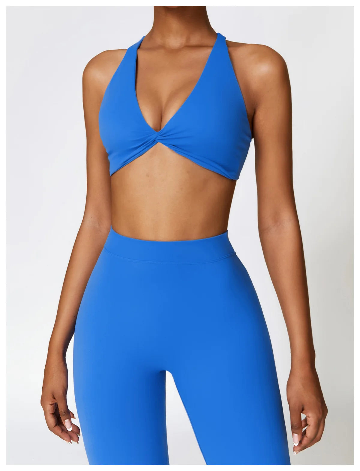 Yoga Set 2 Pieces Gym Set Workout Clothes for Women Seamless High Waist Leggings