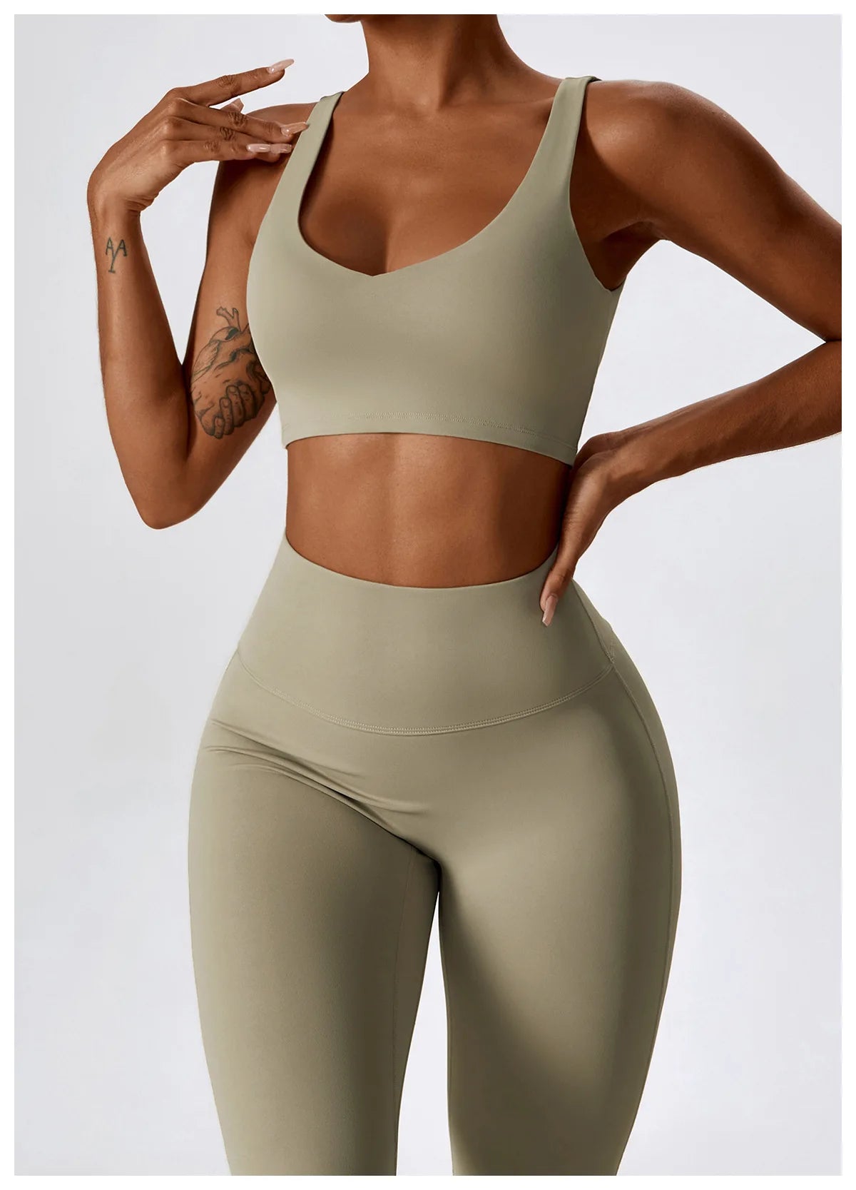 Gym Yoga Suit 2PCS Tight Fitting