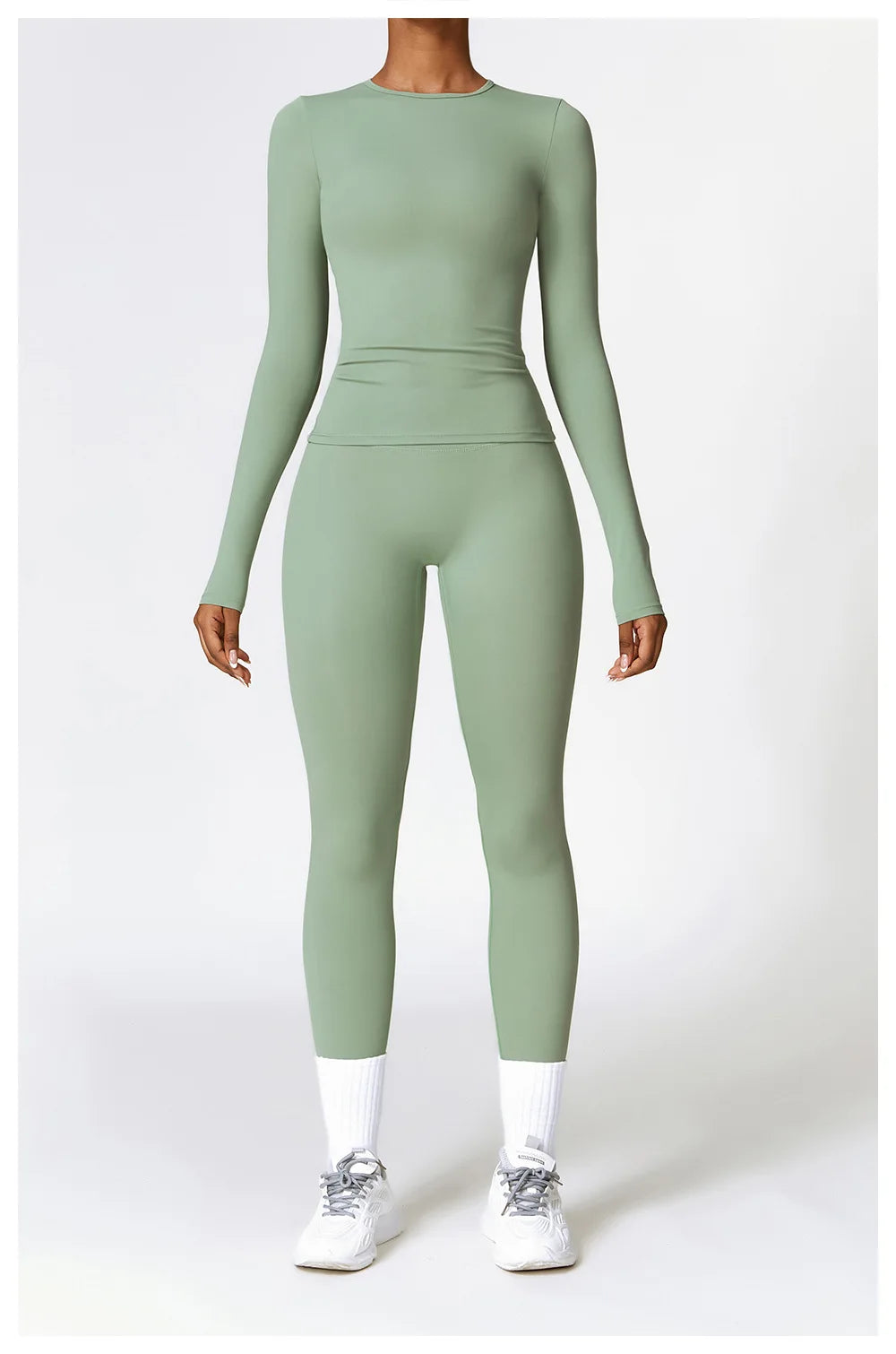 Long Sleeve Fitness Crop Top