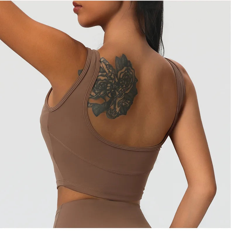 2 Pieces Women's High Quality Soften Yoga Set Sports Suit Gym Set