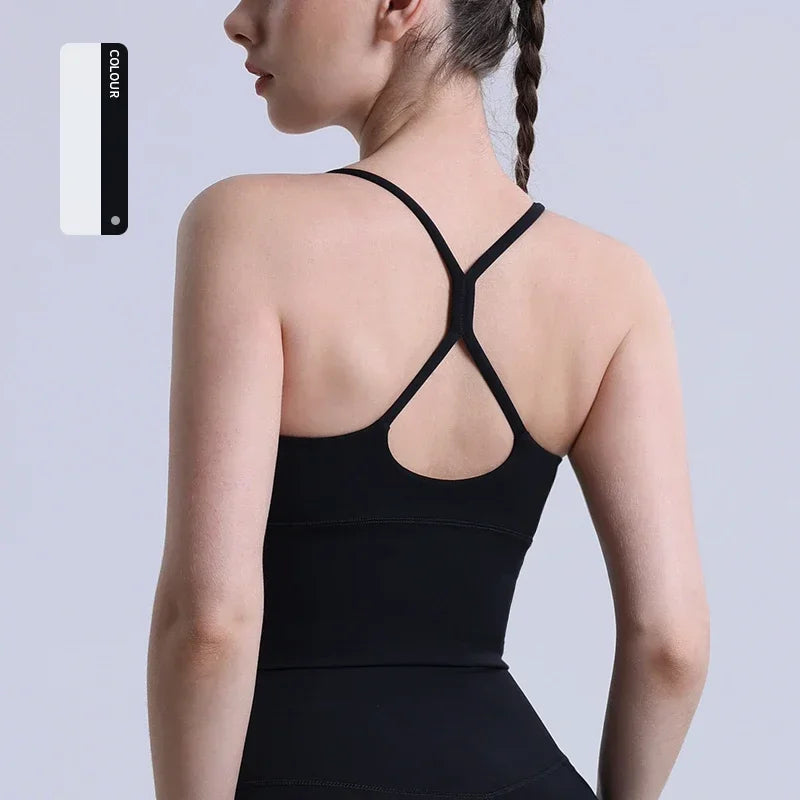 Cross Back Y Shape Sports Bra