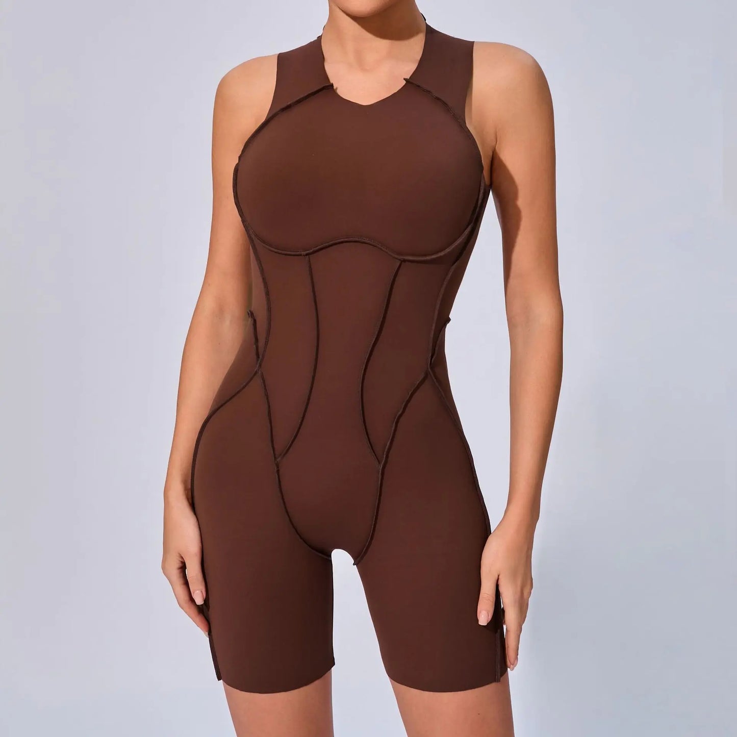 V Back Scrunch Sports Suit Women Gym
