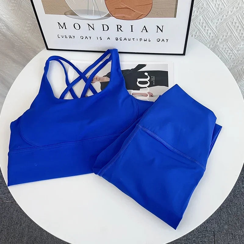 2 Piece Yoga Set Breathable Fitness