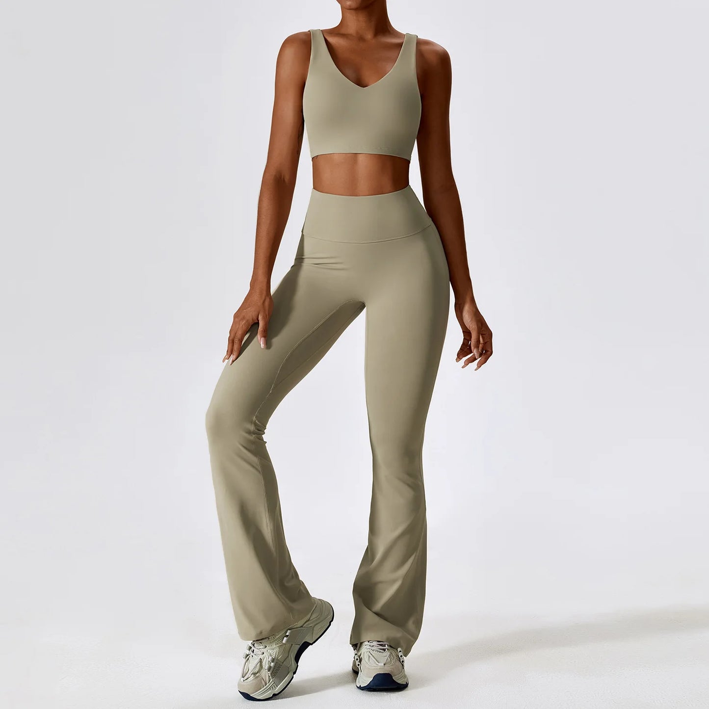2 Pieces Women Tracksuit Yoga Set