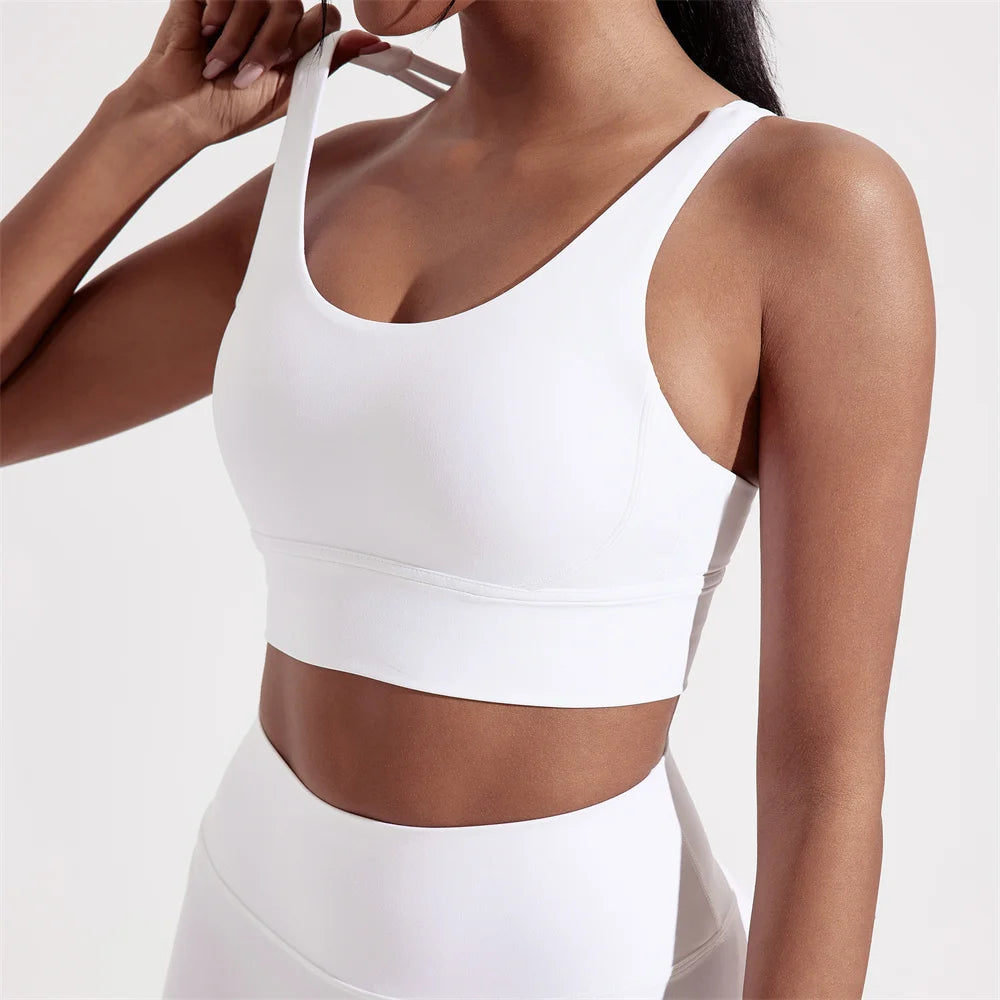 Cross back Fitness sport Bra