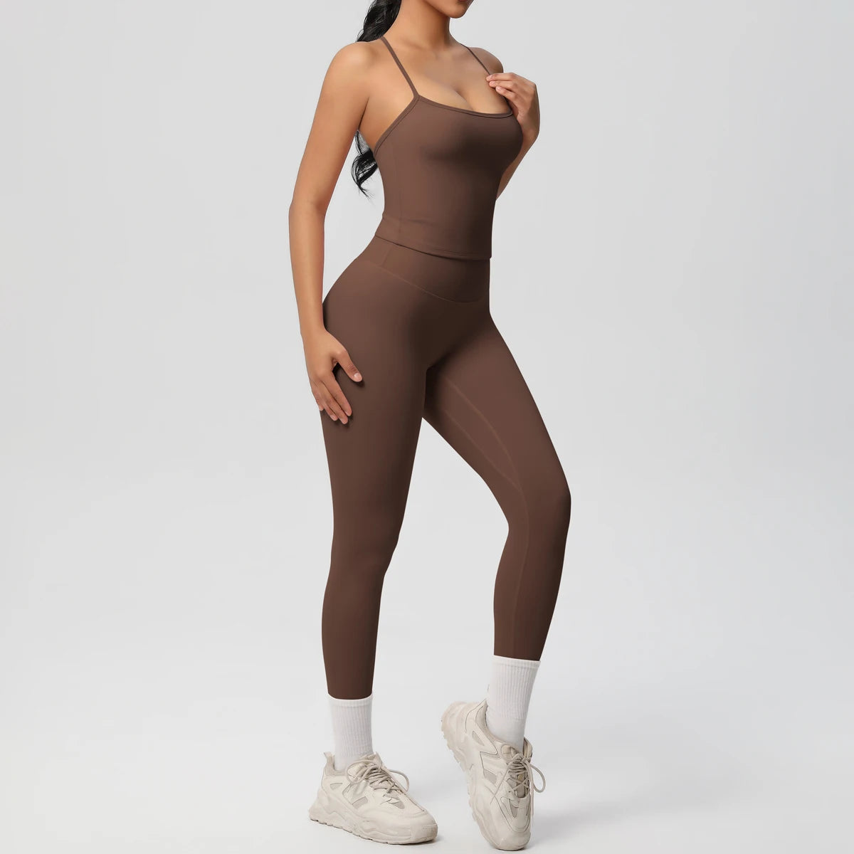Yoga Top Set Fitness Gym Suit