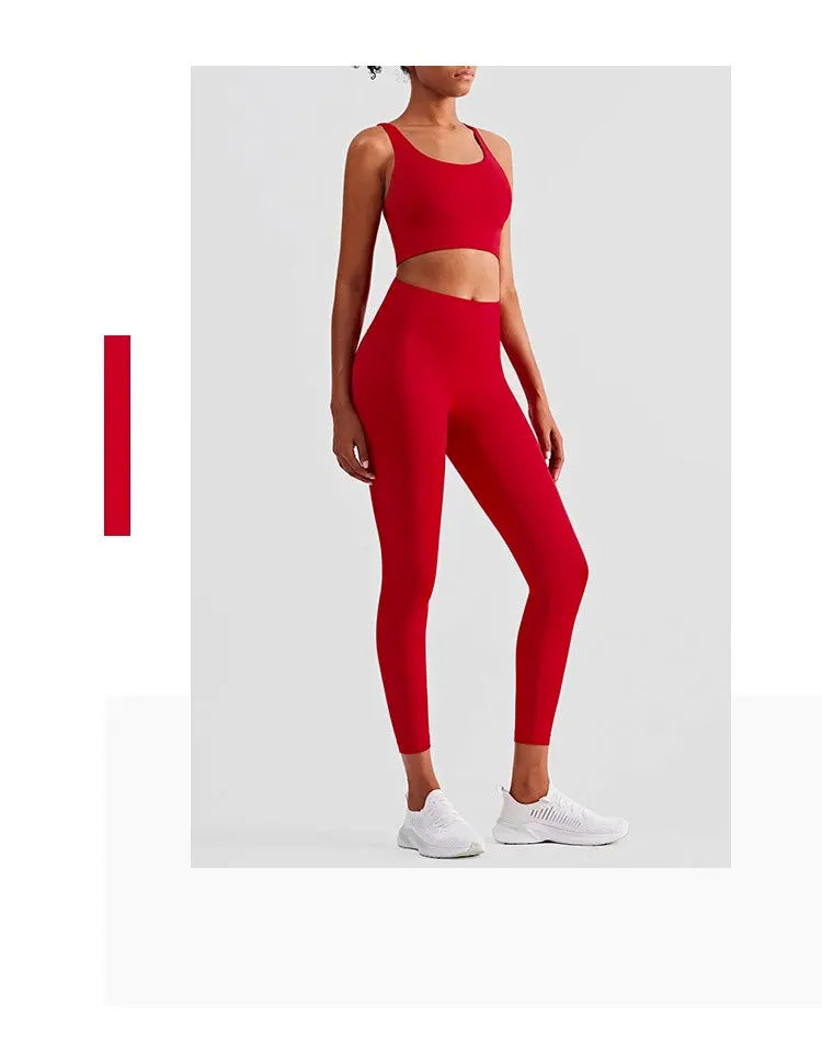 2 Piece Yoga Clothes Women's Tracksuit Athletic Wear
