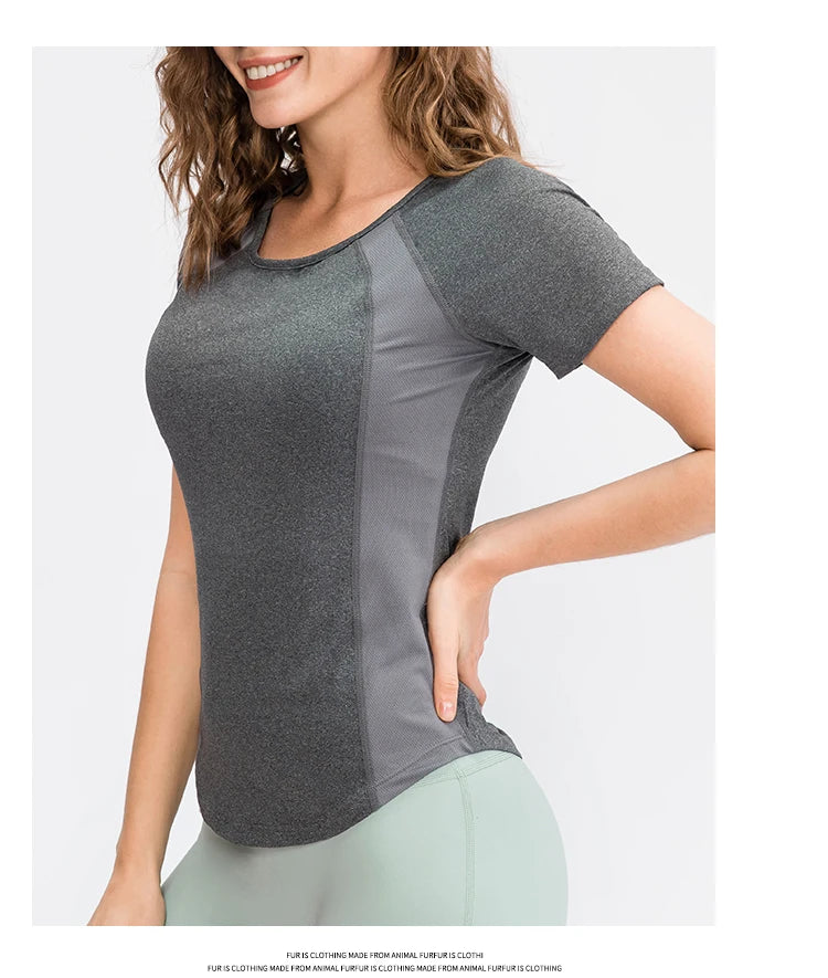 Women Yoga Tops Breathable Sport Fitness