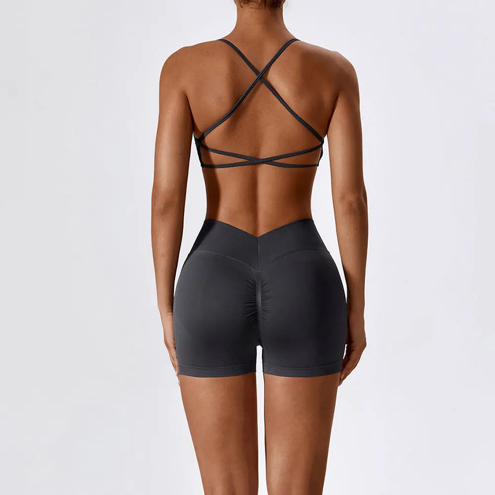 Seamless Yoga Set Gym Suit