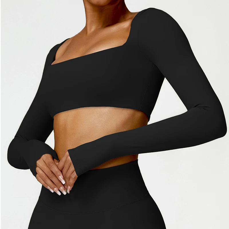 Casual Quick Dry Sports Crop Top