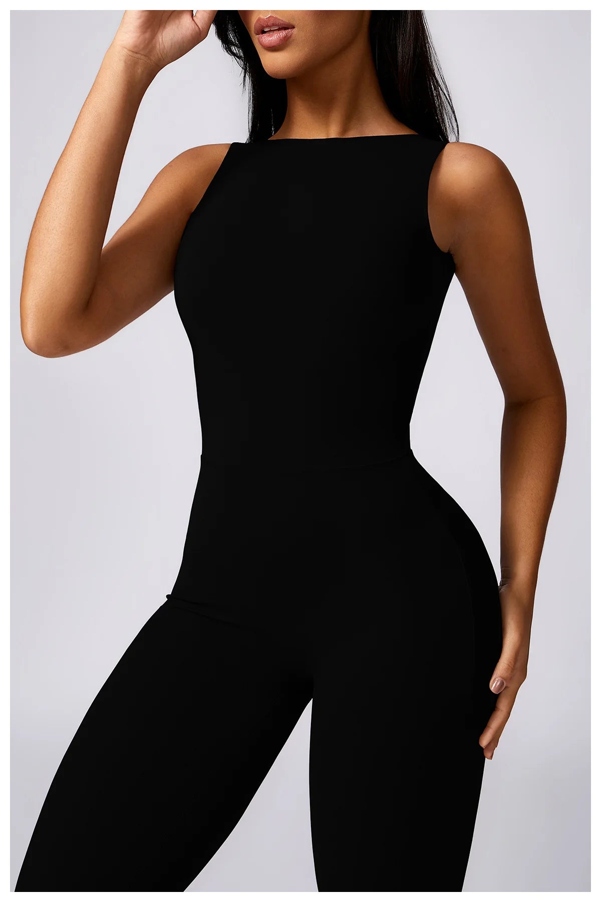 Scrunch Butt Jumpsuit Gym Set
