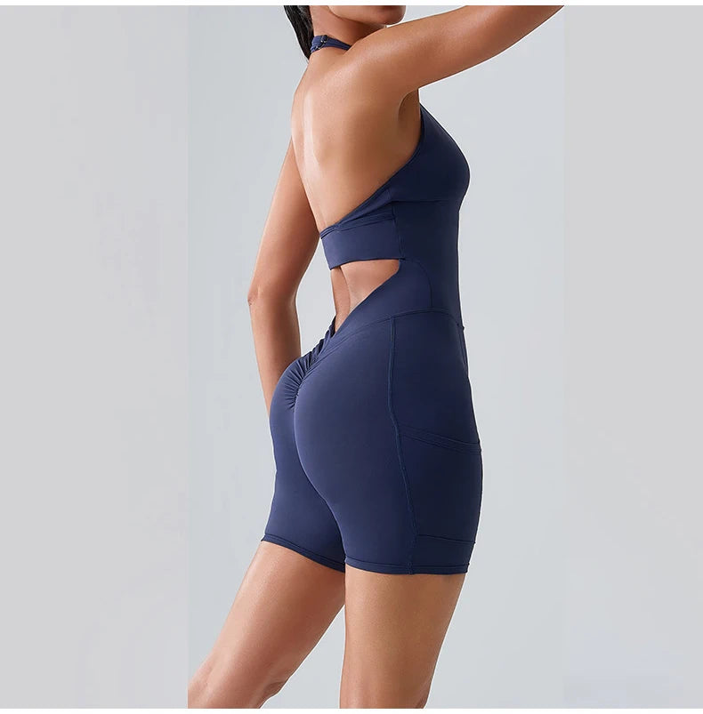 Fitness Sports Bodysuit Women Yoga Suit Jumpsuits
