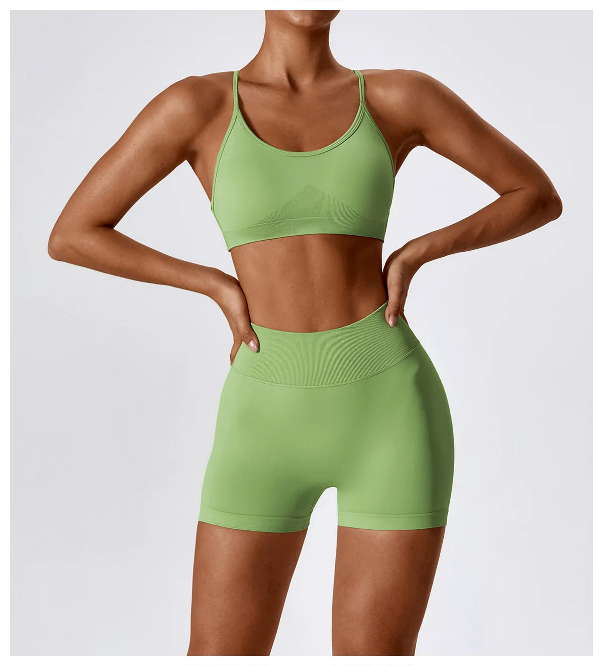 Seamless Yoga Set Gym Suit