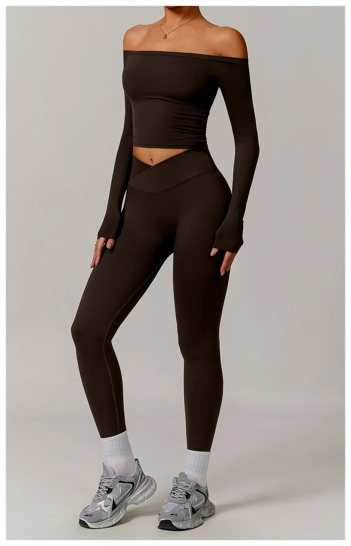 2 Pieces Yoga Suit Sports Set Women Athletic Wear Gym