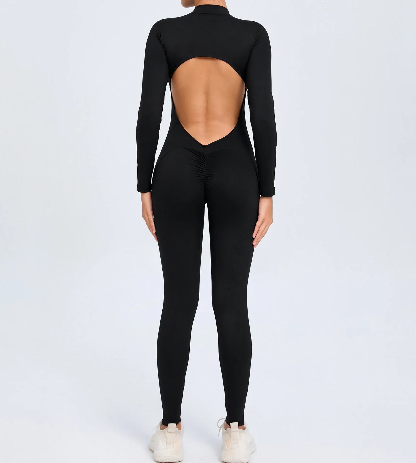 Backless Rompers Yoga Long Sleeved Women's Sportswear