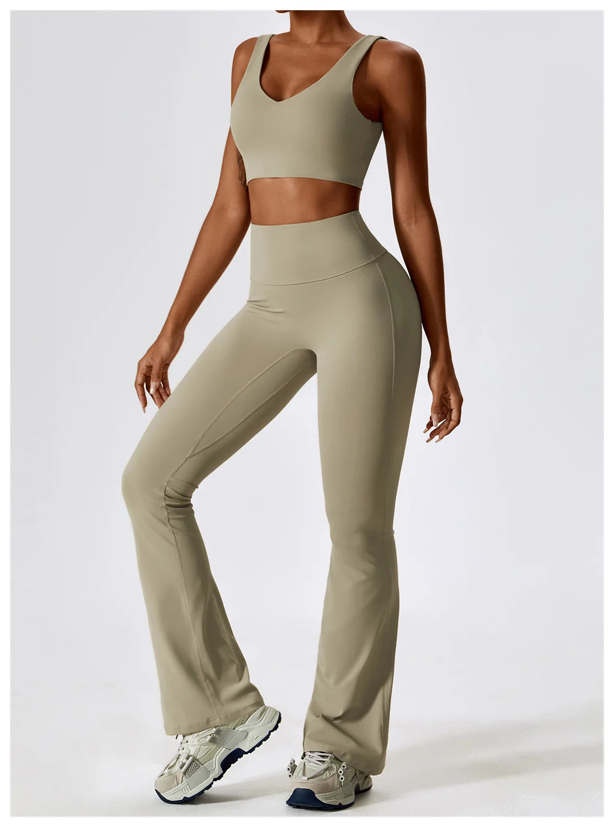 2 Pieces Women Tracksuit Yoga Set