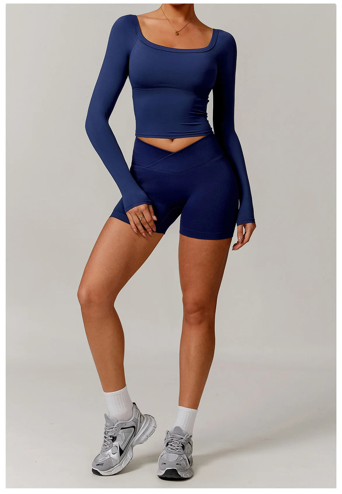 2 Pieces Yoga Suit Sports Set Women Athletic Wear Gym