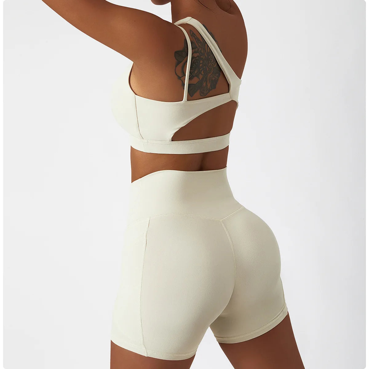 2PCS Seamless Women Tracksuit Yoga Set Workout Sportswear