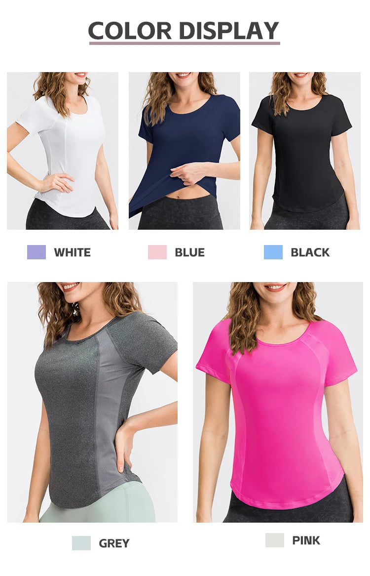 Women Yoga Tops Breathable Sport Fitness