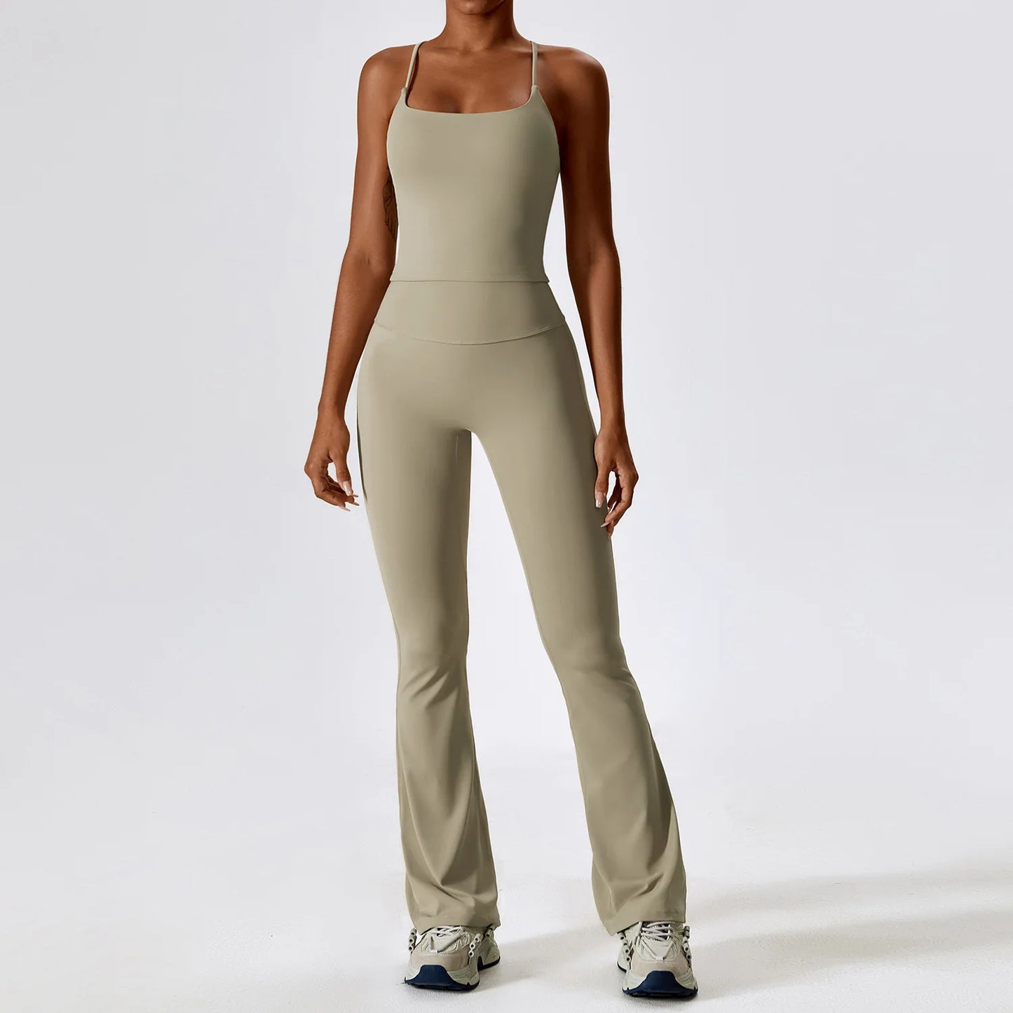 2 Pieces Women Tracksuit Yoga Set